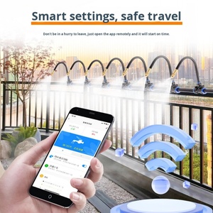 WiFi Remote Control Solar Powered Automatic Flower Watering Device Universal Adjustable Plastic Atomizing Sprinkler for Garden - Product Image 1