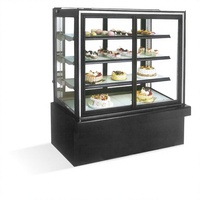 Lemari Pendingin Kue Komersial dengan 3 Rak, Sistem Defrost Otomatis, Kontrol Digital, Desain Reach-In