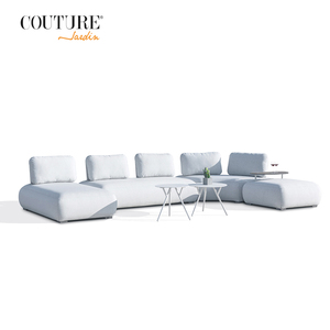 Villa Hôtel Projet De Luxe Patio En Aluminium Jardin Corde Meubles En Plein Air Tissu Sectionnel Canapé Salon Ensemble - Product Image 5