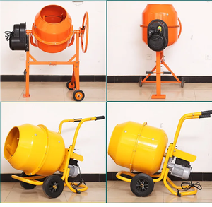 เครื่องผสมปูนซีเมนต์แบบ120L กับ500L แบบพกพาพร้อมมอเตอร์แกนเครื่องผสมคอนกรีตแบบใช้มือ - Product Image 6