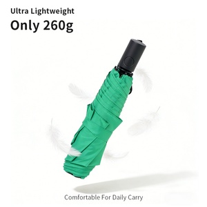 Compact Folding <b>Umbrella</b> Fully-<b>Automatic</b> Open Close Portable Travel Windproof Rain Sun Protection Stainless Steel Business Gifts - Product Image 6