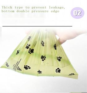 Sacs à déjections canines biodégradables avec logo personnalisé, vente en gros, sacs à crottes de chien étanches en plastique pour animaux de compagnie - Product Image 6