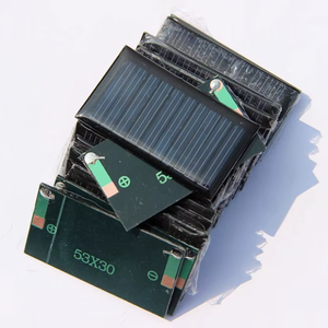 แผงโซลาร์เซลล์ขนาดเล็กกันน้ำ 0.5W 2.5V 1W 2W 3W 5W 10W 6V 12V 18V  แบบอีพ็อกซี่ PET - Product Image 5