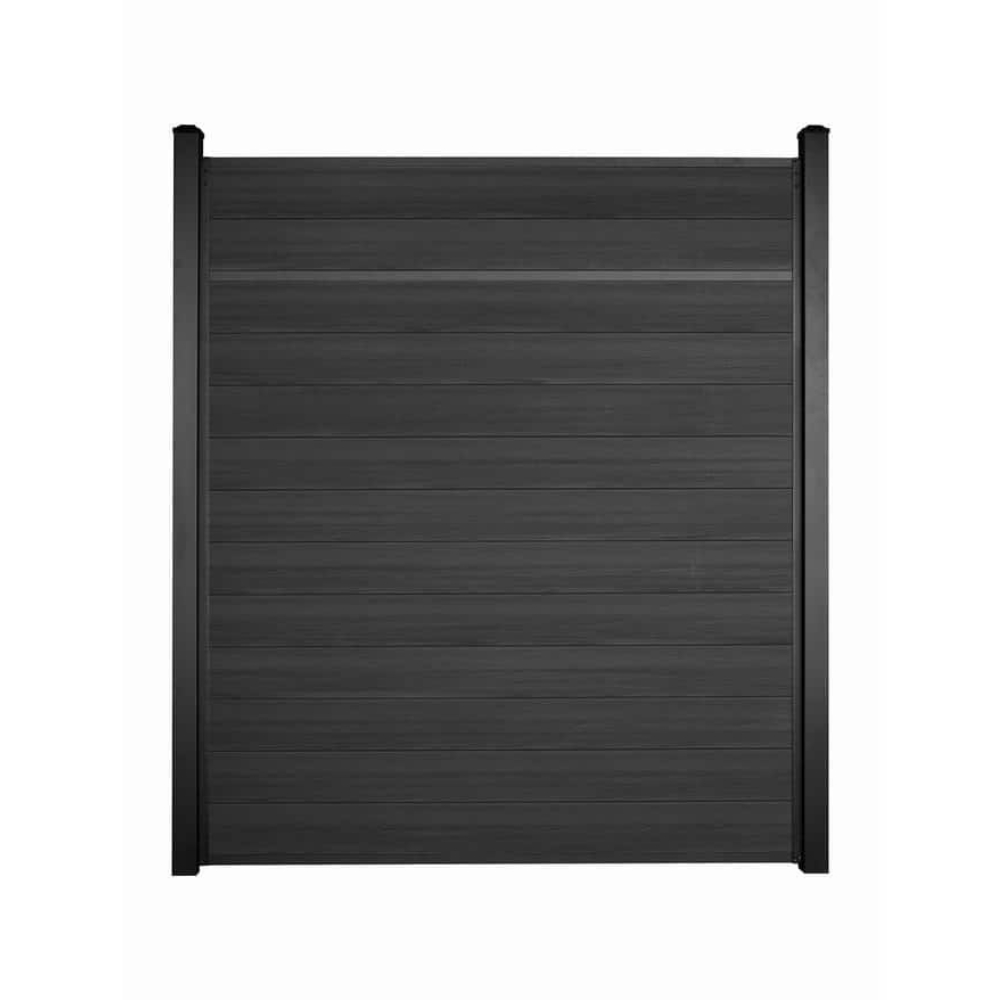 Easy Installation WPC Privacy Screen Fence Decorative Garden Fence Boards Outdoor WPC Fence Panels Sets for Exterior Home Garden