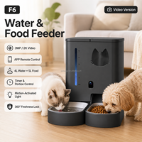 Distributeur Automatique Intelligent 2-en-1 de Nourriture et d'Eau pour Animaux – Gamelle Connectée