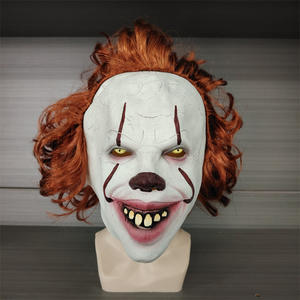 Sang <span class=keywords><strong>Bouche</strong></span> Bucktooth Perruque Casque Sourire Résurrection Clown Latex Masque <span class=keywords><strong>Halloween</strong></span> Événement Horreur Mal <span class=keywords><strong>Maquillage</strong></span> Prop - Product Image 1