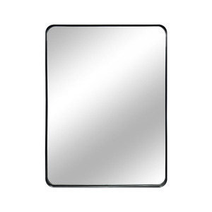 Nghệ Thuật Ban Đầu Bán Buôn Tùy Chỉnh Sang Trọng Hiện Đại Lớn Lớn Hình Chữ Nhật Kim Loại Đóng Khung Màu Đen Phòng Tắm Khách Sạn Treo Tường Gương - Product Image 5