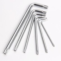 Pemasok pabrik Torx Hex Key T6 T10 T15 T20 T25 T27 T30 T40 T45 T50 T55 Star Hex/Allen Keys kunci Torx dengan lubang