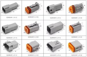 22-16AWG DT серии автомобильный разъем 2-контактный штекер 3 4 5 6 8 12-контактный водонепроницаемый разъем Deutsch - Product Image 3