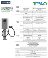 Prise en charge V2G/V2L/V2H BI-DIRECTIONAL DC FAST EV CHARGER 30kw