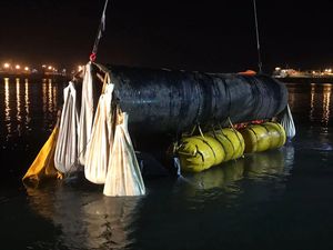 Sacs de levage pneumatiques de parachute, bateau de sauvetage marin gonflable, sac pneumatique sous-marin pour le levage de la nageade des navires en détresse, sacs de flottabilité - Product Image 3