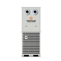 DBS pendingin udara, kabinet AC DC 5 Ton, pendingin udara luar ruangan setengah tanam 48V DC 17500W