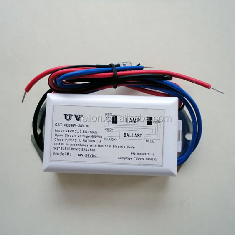 עמיד uv נטל טוב באיכות DC12V/24V/AC120V/AC220V GPH212 uv מנורת אלקטרוני נטל