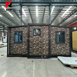 Bureau pliable de haute qualité de 20 pieds avec une cuisine, bonne propriété de conservation de <span class=keywords><strong>la</strong></span> chaleur, <span class=keywords><strong>maison</strong></span> préfabriquée pliable à double aile - Product Image 3