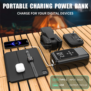 Démarreur d'urgence 1000A Courant de crête 12V Rechargeable 6000/8000mAh Chargeur de batterie de voiture avec compresseur d'air pour réparation automobile - Product Image 5