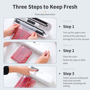 Meilleures ventes : Scelleuse sous vide de cuisine, petite et domestique, à fonctionnement simple, avec sacs offerts, scelleuse alimentaire automatique en plastique - Product Image 4