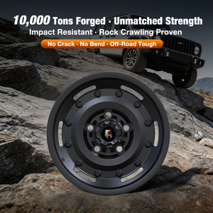 <span class=keywords><strong>ล้อ</strong></span>ฟอร์จ <span class=keywords><strong>KSR</strong></span> 6061-T6 สำหรับออฟโรด ขนาด 17-22 นิ้ว สีดำด้าน สำหรับงานหนัก 4x4 สำหรับรถ SUV และรถกระบะ - Product Image 3