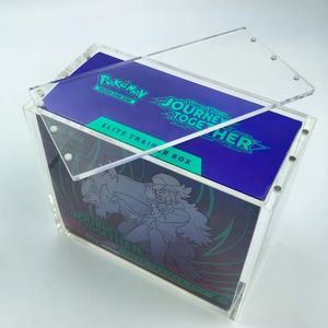 Boîte de rangement transparente en acrylique ETB pour <span class=keywords><strong>booster</strong></span> box, fermeture magnétique N52, étanche et anti-poussière pour Pokémon - Product Image 6