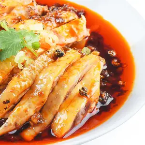 中国の伝統的な調味料ディップ四川スペシャルホットスパイシーチリソース