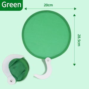Abanico plegable promocional al por mayor, abanico de poliéster circular plegable con logotipo personalizado, promoción, <span class=keywords><strong>regalos</strong></span> <span class=keywords><strong>publicitarios</strong></span> - Product Image 6
