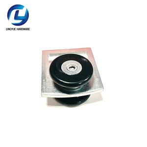 Accesorios de ventana Polea de herrajes para puerta de armario Rueda de doble pista resistente Armario de cocina Rodillos de puerta corredera de nailon - Product Image 4
