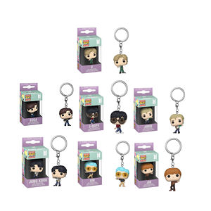 Kpop <span class=keywords><strong>Idol</strong></span> Group Bangtan Boys estrella llavero J-hope Jung Kook V Jimin <span class=keywords><strong>Jin</strong></span> Suga RM figura colgante modelo Juguetes - Product Image 1