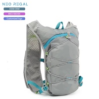 Sac d'hydratation léger en nylon pour la randonnée en plein air, sac à dos de randonnée pour hommes et femmes, imperméable, 5L, sac de course à pied, sac de marathon, sac de cyclisme
