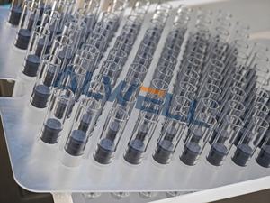 Machine de bouchage automatique de flacons en verre à grande vitesse ALWELL, personnalisée, avec moteur PLC, pour gel/poudre/liquide visqueux, 1-10 ml - Product Image 3