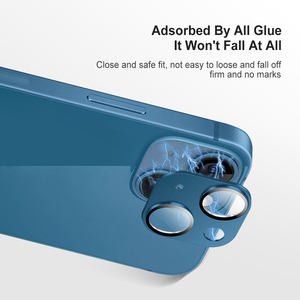 Kính Bảo Vệ Ống Kính Đầy Màu Sắc Hợp Kim + Kính Bảo Vệ Ống Kính Máy Ảnh Cho iPhone 13 12 Pro Max - Product Image 6