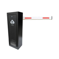 Torniquetes de puerta de barrera de pluma vertical automática de alta eficiencia para sistema de estacionamiento y anuncios