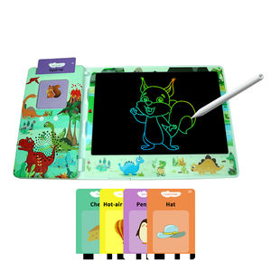 Jouets sensoriels pour enfants, jouets d'apprentissage, carte Flash parlant, planche à dessin numérique, tablette d'écriture LCD avec lecteur de carte - Product Image 2