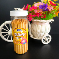 Galletas en Barra Babuwa, Saladas, Crujientes, con Leche Vegetal y Tomate, Tipo Dedo, Largas, Refrigerio Infantil, Temperatura Ambiente