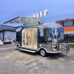 <span class=keywords><strong>Camping</strong></span> en aluminium RV multifonctionnel zone panoramique remorquage brise fraîche RV remorque voiture-restaurant café burger hot dog voiture <span class=keywords><strong>de</strong></span> vente - Product Image 1