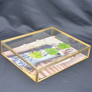 Chất Lượng Tốt Bản Lề Trang Trí Màu Đen Rose Brass Vàng Hình Ảnh Hình Ảnh Hộp Bóng Hai Mặt Khô Khung Bán Buôn 10x10 8*10 - Product Image 2