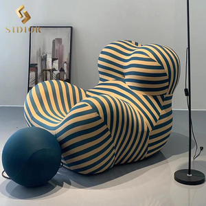 Modern sıkıştırma bebek kanepesi sandalye accent salonu sandalye osmanlı recliner uzanmış koltuklar eğlence sandalye oturma odası için - Product Image 5