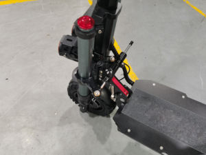 Accessoires pour trottinettes électriques : Amortisseur de direction couleur fibre de carbone avec support pour Boyueda S3 S5 Geofought F8 G14 M11 Laotie Ti30 - Product Image 6