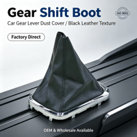 Levier de vitesses 6 vitesses avec soufflet anti-poussière et cadre chromé, couvercle de levier de vitesses, pièce de rechange OEM pour Great Wall Haval H6, pièces intérieures automobiles