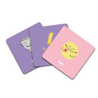 Carte cognitive météo personnalisée en carton kraft, impression offset, plastification, jouet éducatif pour enfants