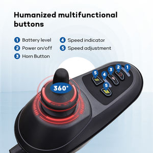 Silla de ruedas eléctrica Sunshine Orange ligera con motor de 500W para adultos, andador y andador motorizado portátil aprobado por la aerolínea - Product Image 4