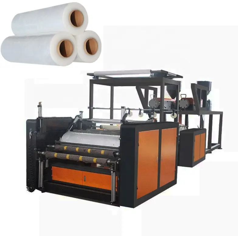 Stretch wrap film extruder Three Layer Cast Film Cling Stretch Film Making Machine laminating machine factory new machinery