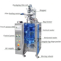 Machine d'emballage automatique multifonctionnelle pour sachets de sauce alimentaire, machine d'emballage pour petits sachets de liquide, d'huile et de bâtonnets