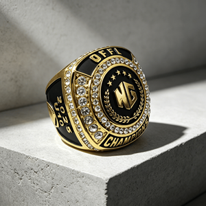 Anillos <span class=keywords><strong>de</strong></span> Campeonato <span class=keywords><strong>de</strong></span> Fútbol con Moissanita, Elegantes, Nuevos, Clásicos, <span class=keywords><strong>de</strong></span> Buena Calidad, Creativos, Grises, Personalizados - Product Image 4