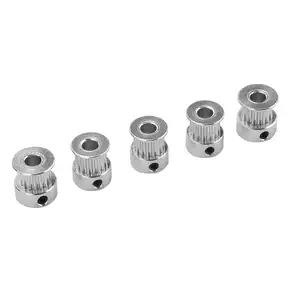 Super Lab High Precision GT2-6mm Timing Pulley Inner Bore 5mm 16T Open Timing Pulley Aluminum Wheel for 3D Printer Parts