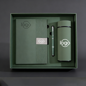 Factory Wholesale Promotional Corporate Customized Logo Luxury Custom Business <b>Gift</b> Colorful Notebook and Pen Set - Product Image 2