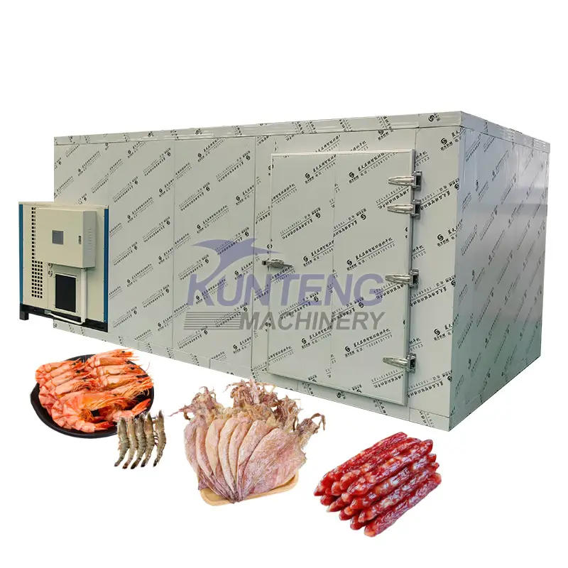 Industrial heat pump anchovy fish drying machine meat chicken shrimp anchovies drying equipment coilia mystus dryer