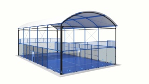Tente de couverture de court de tennis de haute qualité en gros Couverture de toit de court de padel de sport de plein air personnalisée - Product Image 4