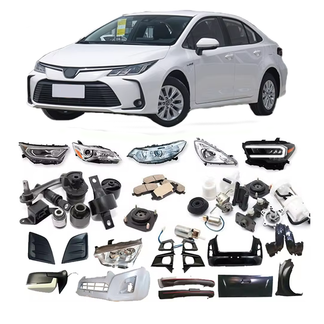 Low Price Wholesale Auto Parts Car Accessories Headlight Tail Lamp Grill Bumper Auto Spare Parts for Toyota