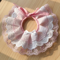 Écharpe pour chat et chien NOVIPET, plusieurs tailles pour chats et chiens de différentes tailles, styles en dentelle mignons, durables, lavables, écharpe pour chien et chat