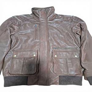 Veste en cuir imperméable pour homme, style racer, personnalisable, Xavia International - Product Image 1