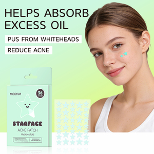 Nouveauté Patch anti-acné Star Face Aide à absorber l'excès de sébum et à réduire l'apparence de l'acné Patch anti-acné OEM MOOYAM - Product Image 5